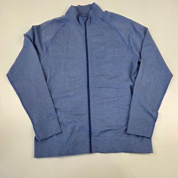 Lululemon Pulse Jacket Men's XL Blue Heathered Riviera Long Sleeve‎ Full Zip - Picture 2 of 11